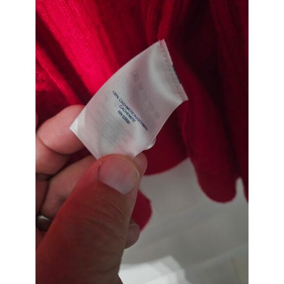 Lands End Cashmere Cable Cardigan Sweater Size 2XL - Picture 4 of 5